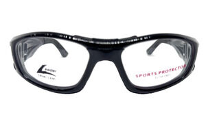 LEADER G2 SPORTS PROTECTOR BLACK ASTM F803 GOGGLES EYEGLASSES WRAP FRAMES